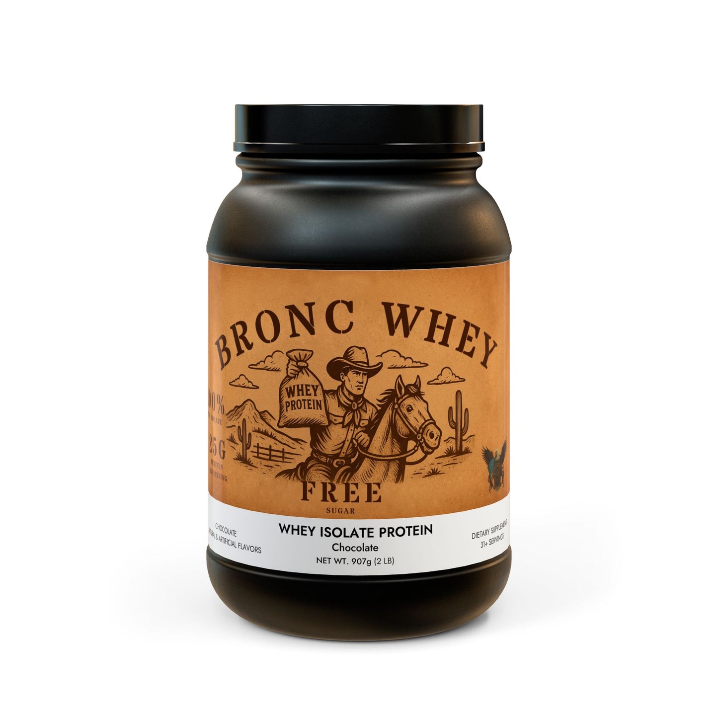 Whey Isolate Protein Supplement (907g, 2lb)