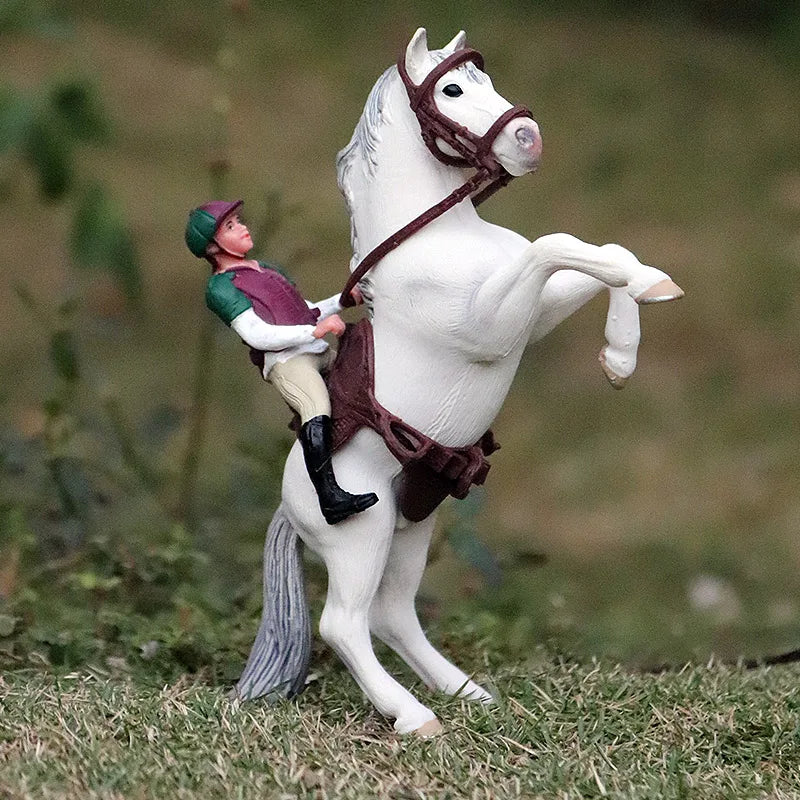 Farm & Stable Playset – Educational Horse & Cowboy Figures for Kids