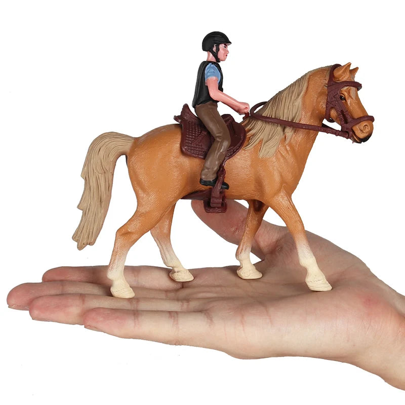 Farm & Stable Playset – Educational Horse & Cowboy Figures for Kids