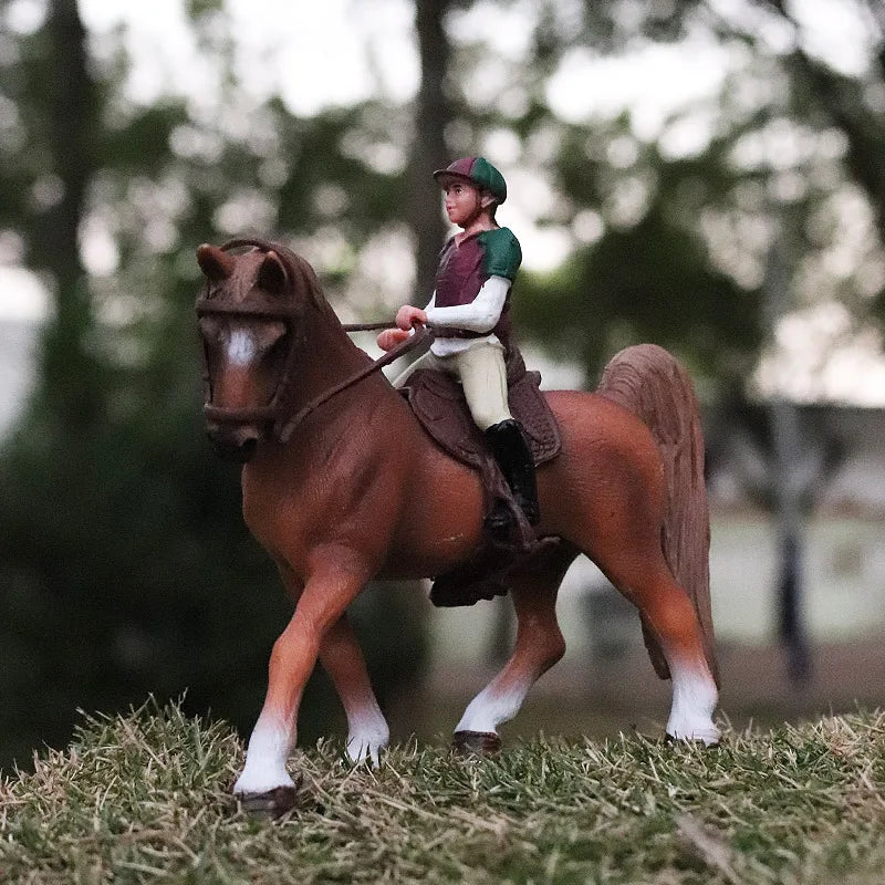 Farm & Stable Playset – Educational Horse & Cowboy Figures for Kids