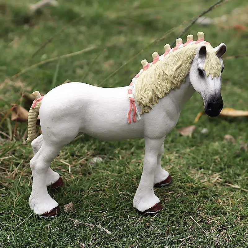 Forest Wild Steed – Realistic Horse Model Figures | Haflinger & Ferghana