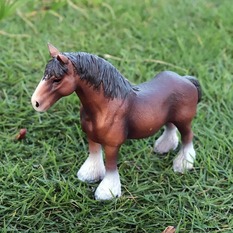 Forest Wild Steed – Realistic Horse Model Figures | Haflinger & Ferghana