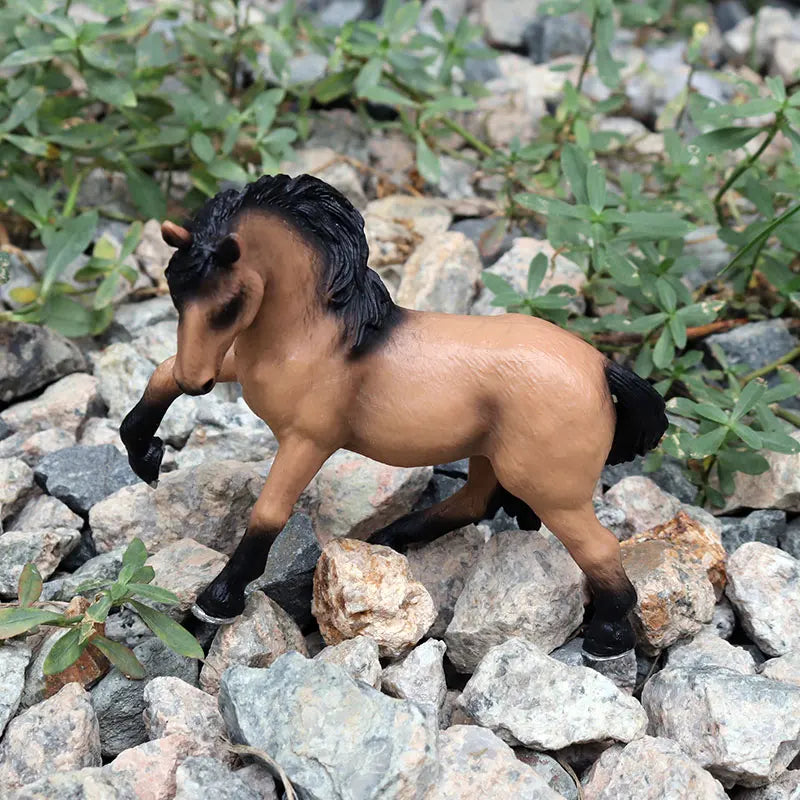 Forest Wild Steed – Realistic Horse Model Figures | Haflinger & Ferghana