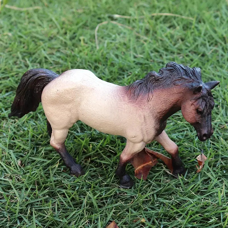 Forest Wild Steed – Realistic Horse Model Figures | Haflinger & Ferghana