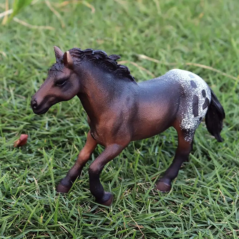 Forest Wild Steed – Realistic Horse Model Figures | Haflinger & Ferghana