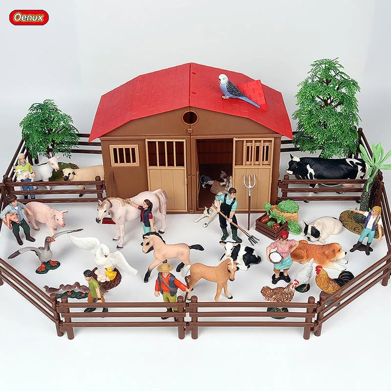 Forest Wild Steed – Realistic Horse Model Figures | Haflinger & Ferghana