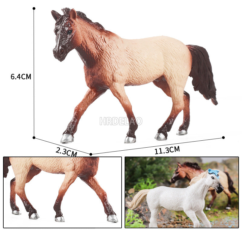 Farm Horse Model Figures – Appaloosa, Hanover, Clydesdale, Quarter & Arabian