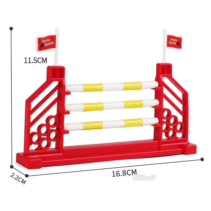 Horse Race Playset – Horseman & Farm Animal Figurines