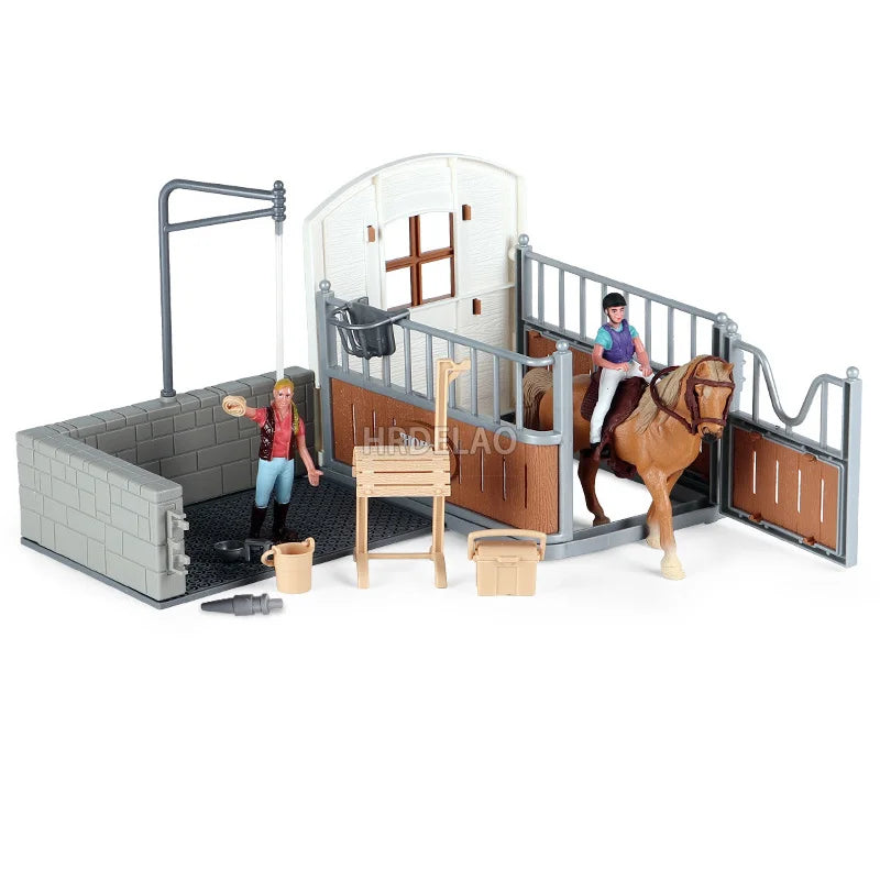 Farm Horse Model Figures – Appaloosa, Hanover, Clydesdale, Quarter & Arabian