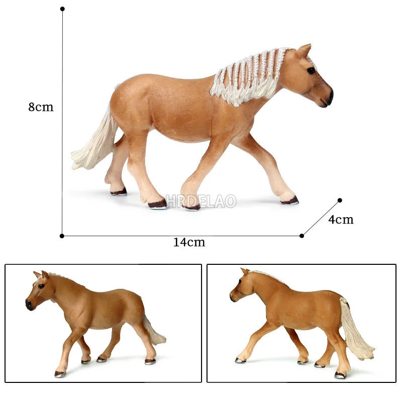 Farm Horse Model Figures – Appaloosa, Hanover, Clydesdale, Quarter & Arabian