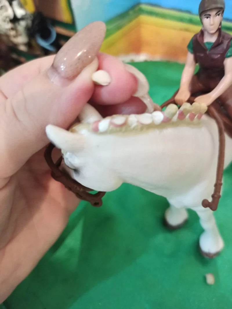 Horse Race Playset – Horseman & Farm Animal Figurines