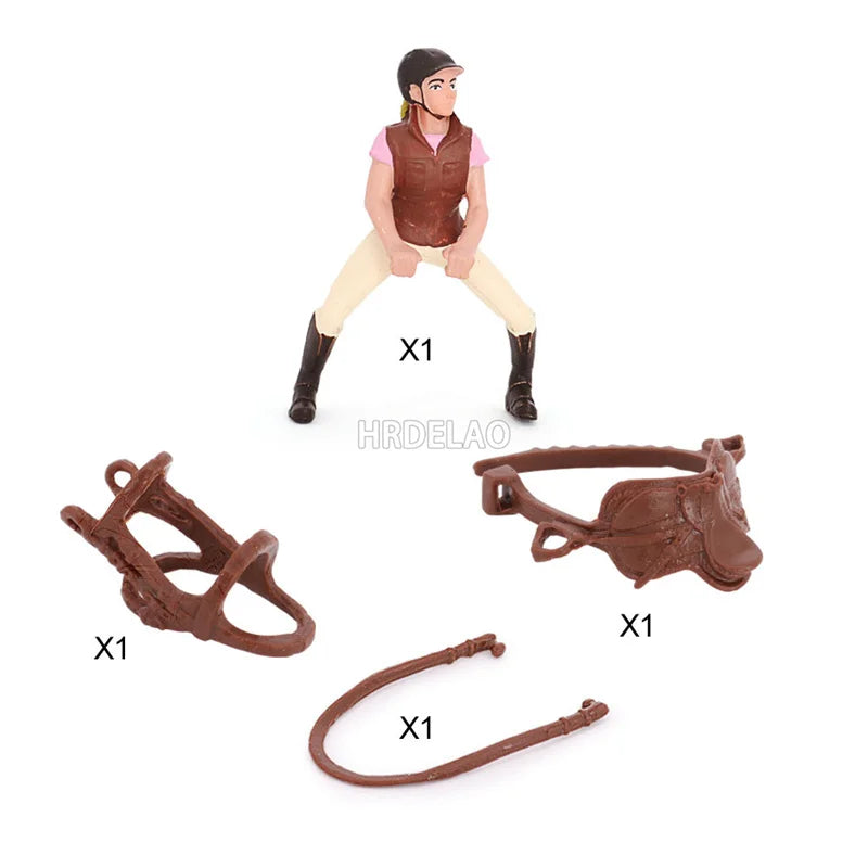 Farm Horse Model Figures – Appaloosa, Hanover, Clydesdale, Quarter & Arabian
