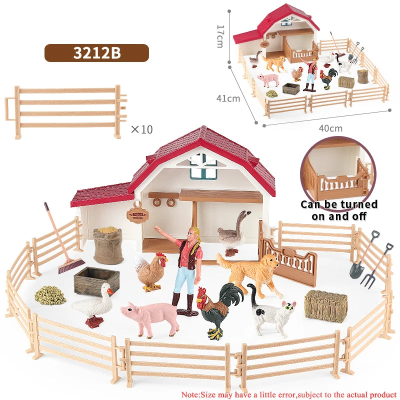 Oenux Farm Playset – Stable, Rider