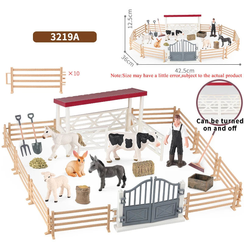 Oenux Farm Playset – Stable, Rider