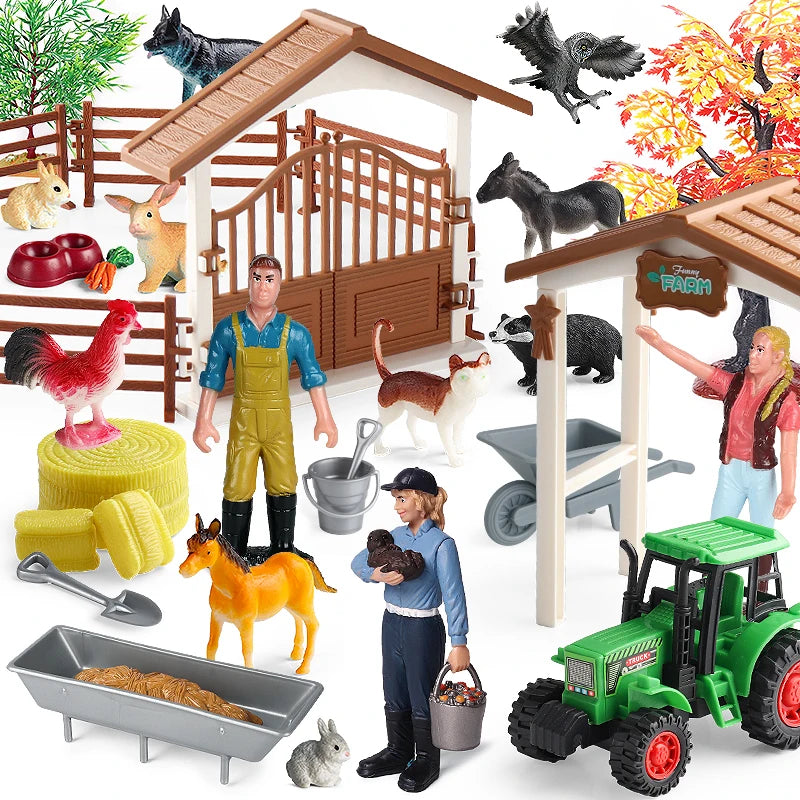Oenux Farm Playset – Stable, Rider