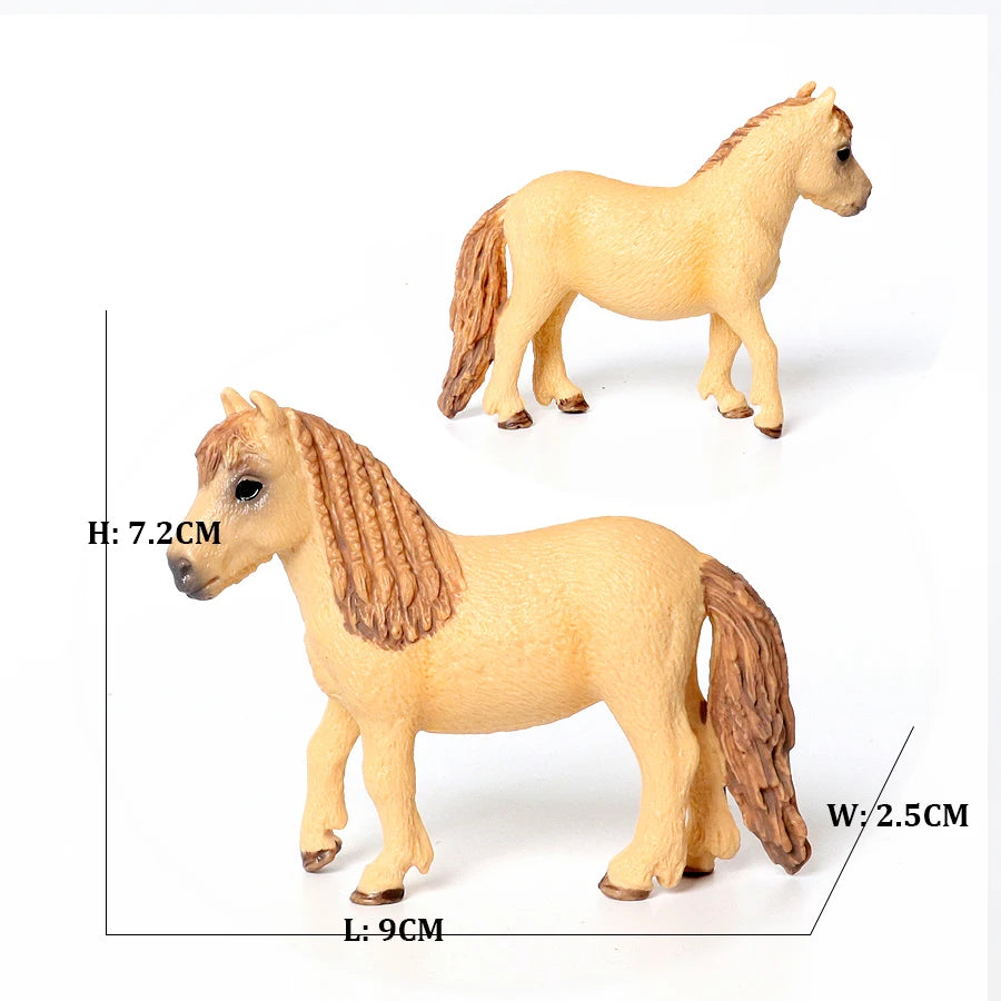 Horse & Farm Animal Figures – Playset
