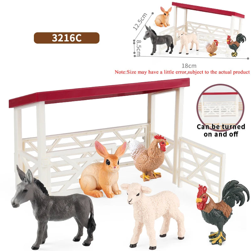 Oenux Farm Playset – Stable, Rider
