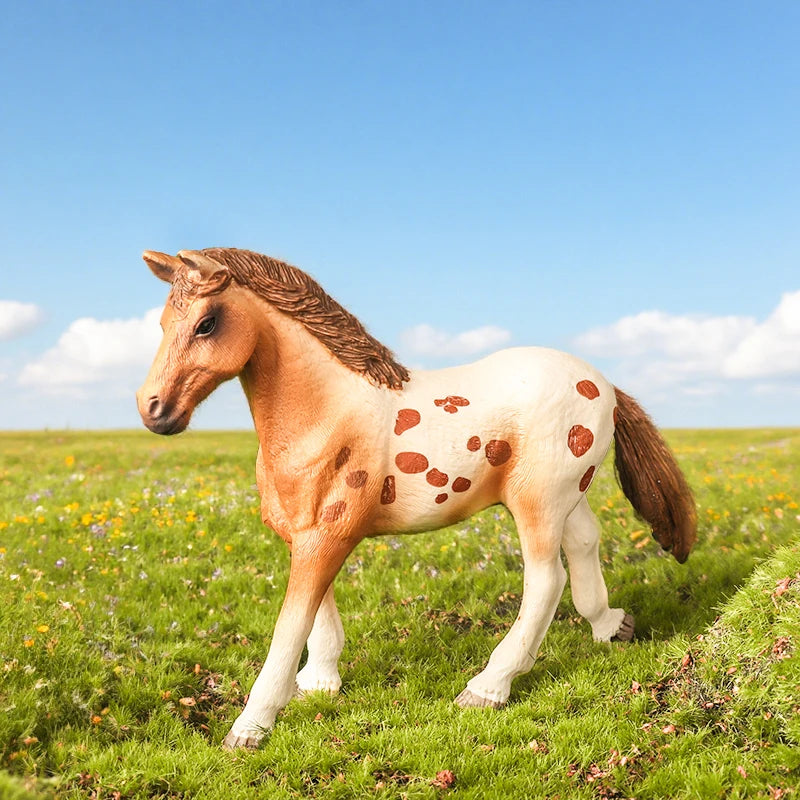Forest Wild Steed – Realistic Horse Model Figures | Haflinger & Ferghana