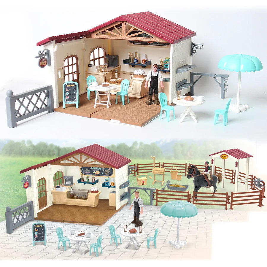 Farm & Riding Playset – Horses, Foals & Riders Figurines | Ideal Gift