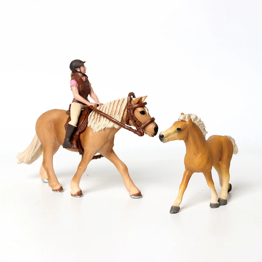 Farm & Riding Playset – Horses, Foals & Riders Figurines | Ideal Gift
