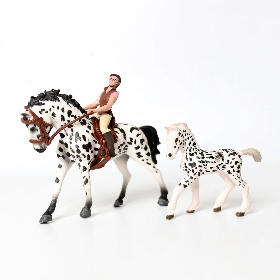 Farm & Riding Playset – Horses, Foals & Riders Figurines | Ideal Gift