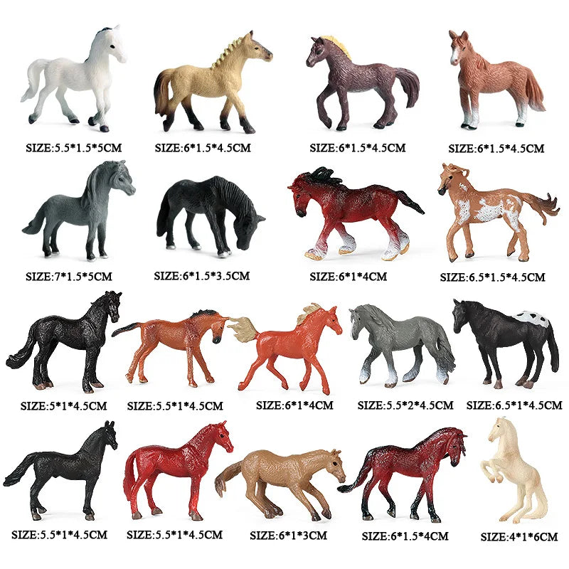 Farm & Stable Playset – Educational Horse & Cowboy Figures for Kids