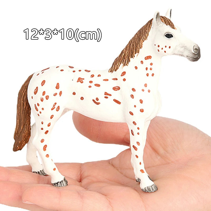 Farm Horse Model Figures – Appaloosa, Hanover, Clydesdale, Quarter & Arabian
