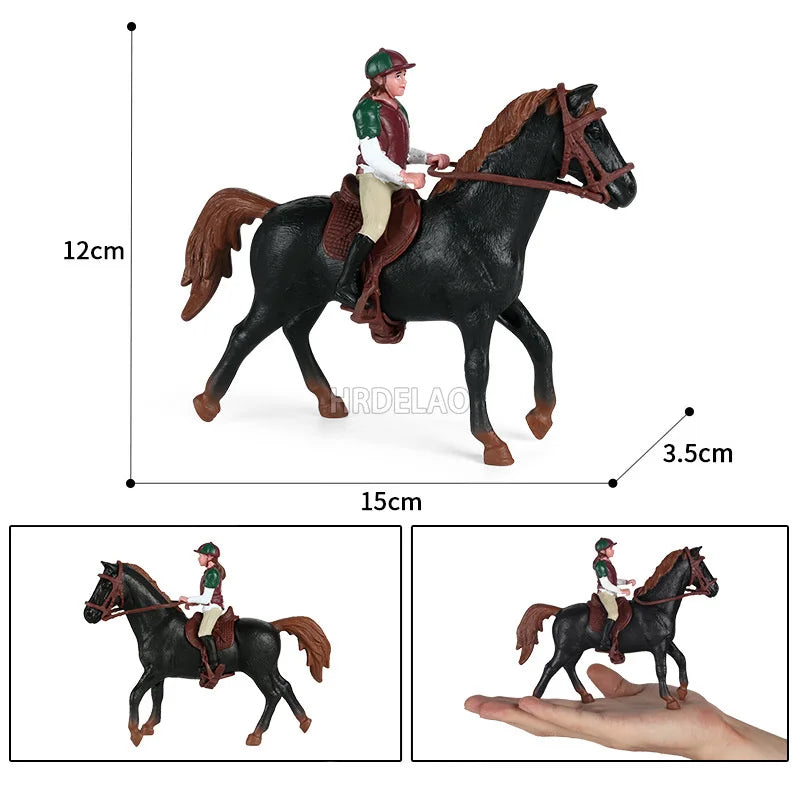 Farm Horse Model Figures – Appaloosa, Hanover, Clydesdale, Quarter & Arabian