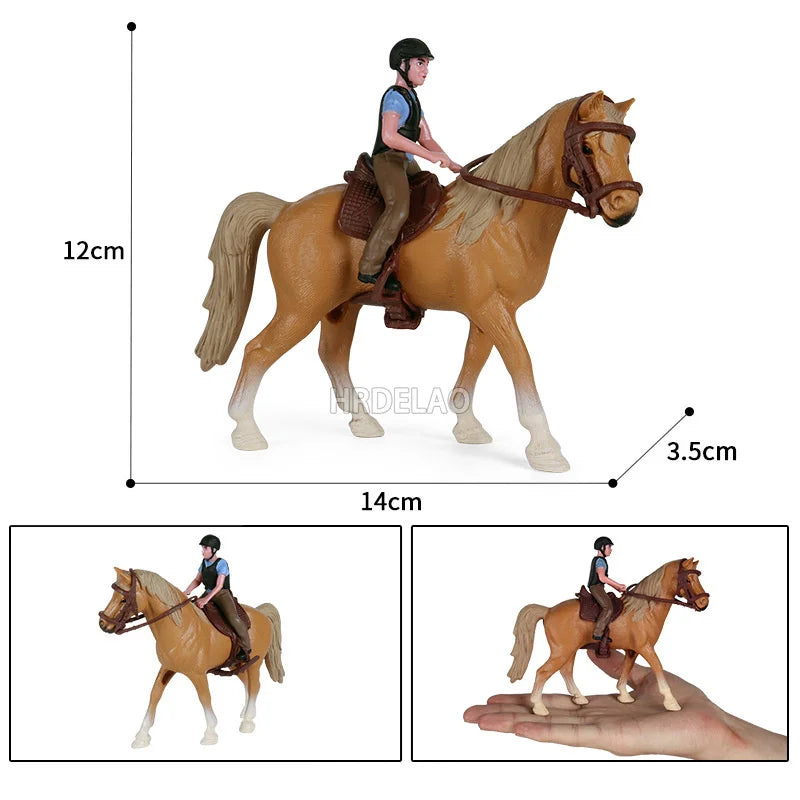 Farm Horse Model Figures – Appaloosa, Hanover, Clydesdale, Quarter & Arabian