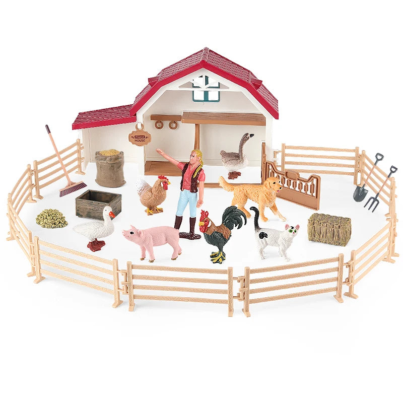 Oenux Farm Playset – Stable, Rider