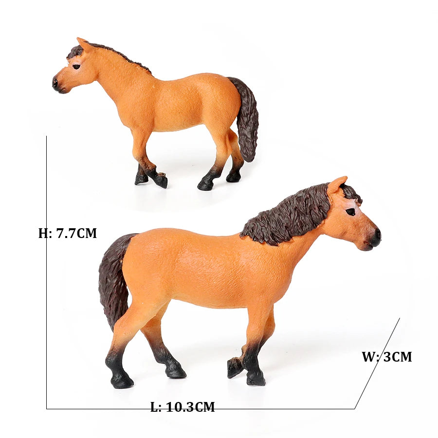 Horse & Farm Animal Figures – Playset