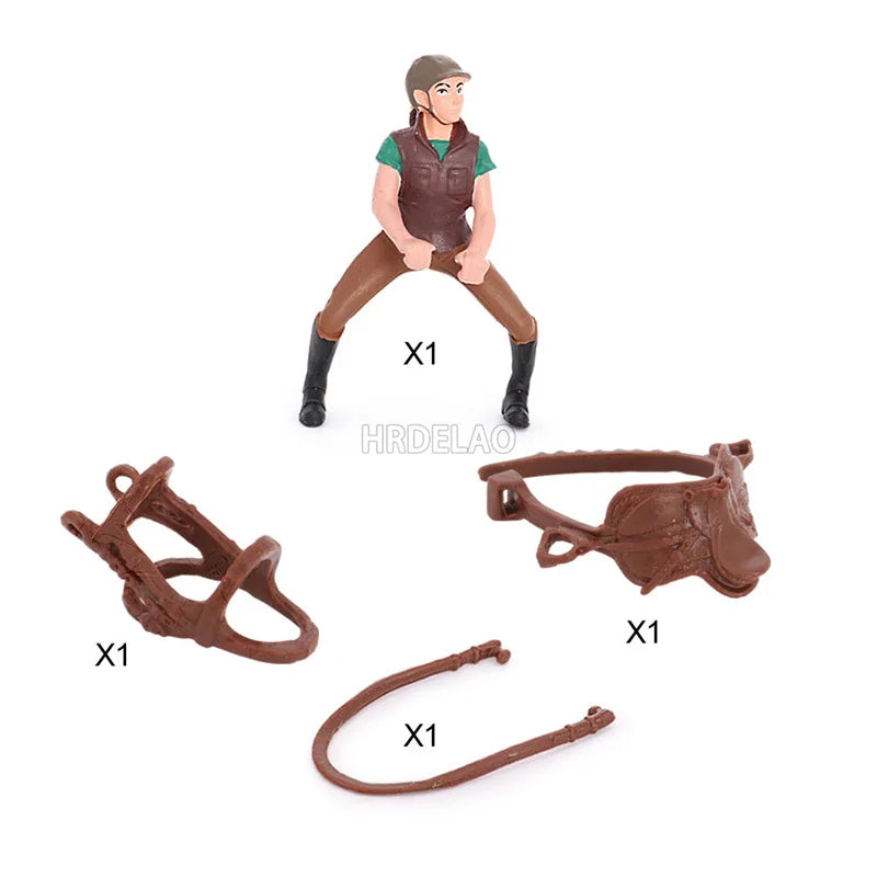 Farm Horse Model Figures – Appaloosa, Hanover, Clydesdale, Quarter & Arabian