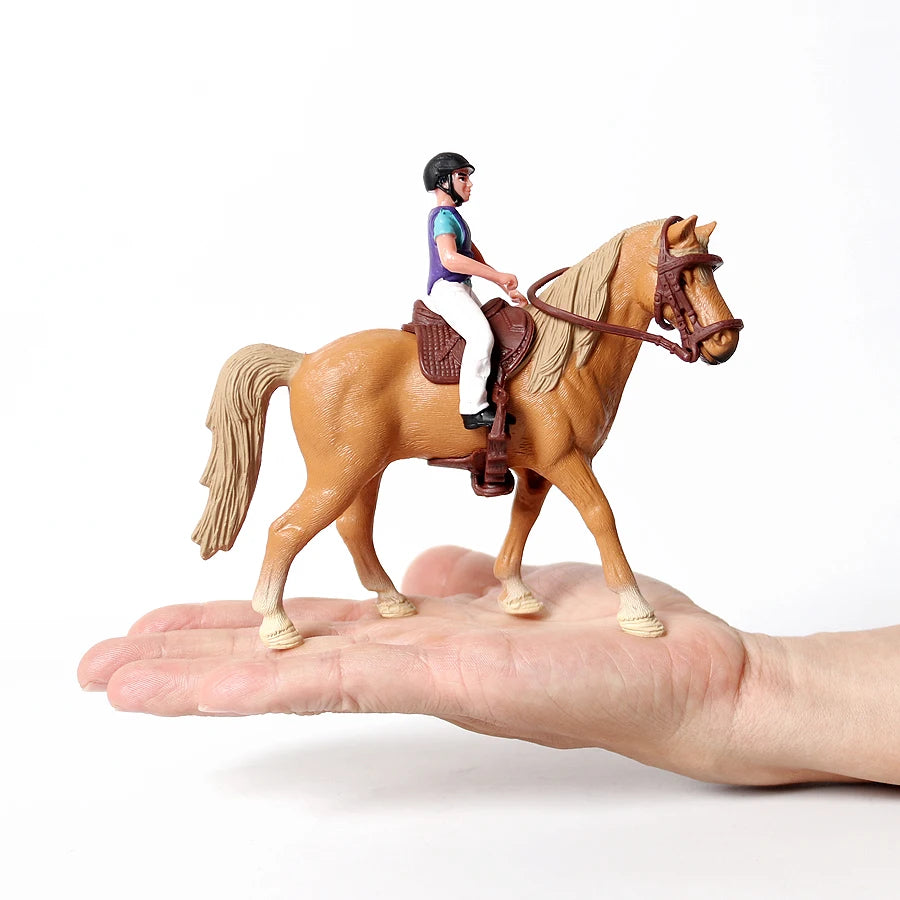 Farm & Riding Playset – Horses, Foals & Riders Figurines | Ideal Gift