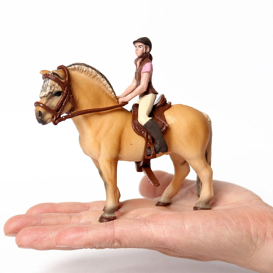 Farm & Riding Playset – Horses, Foals & Riders Figurines | Ideal Gift