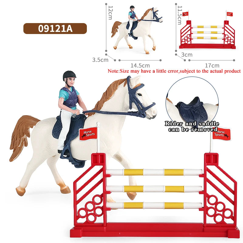 Oenux Farm Playset – Stable, Rider