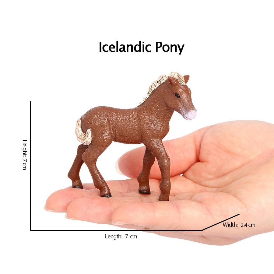 Horse & Farm Animal Figures – Playset