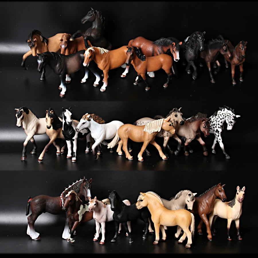 Realistic Horse Model Figures – Foal & Pony Collectibles