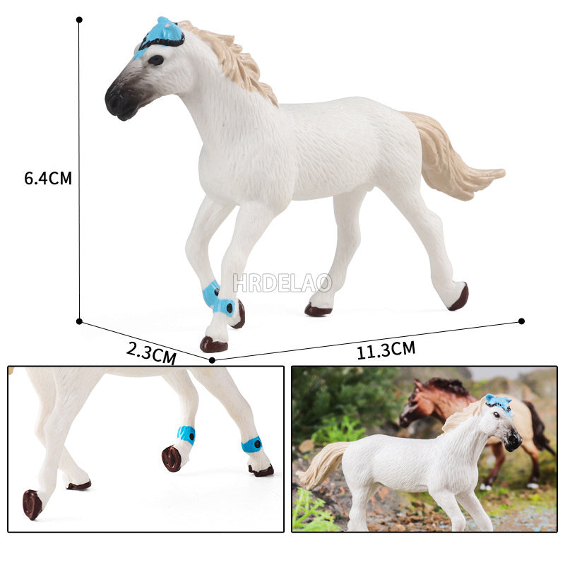 Farm Horse Model Figures – Appaloosa, Hanover, Clydesdale, Quarter & Arabian