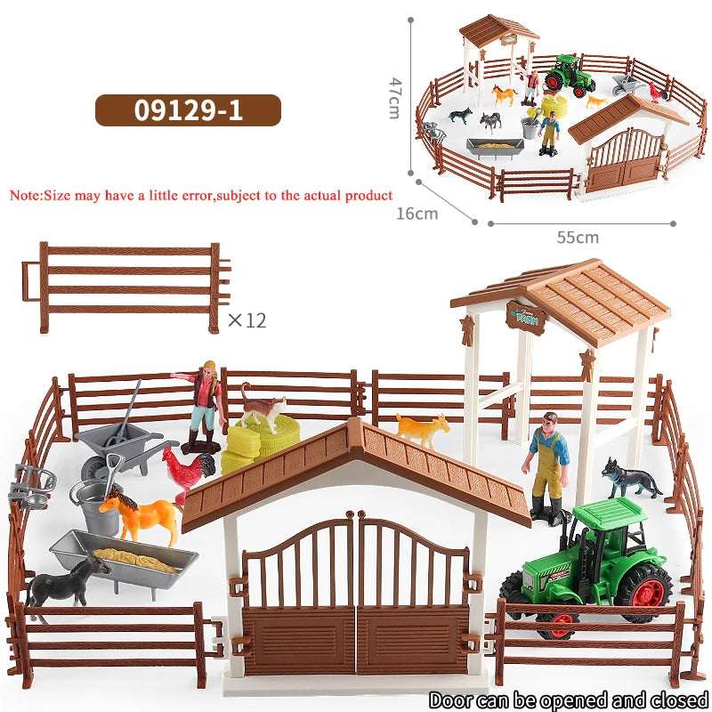 Oenux Farm Playset – Stable, Rider