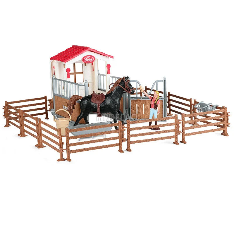 Farm Horse Model Figures – Appaloosa, Hanover, Clydesdale, Quarter & Arabian