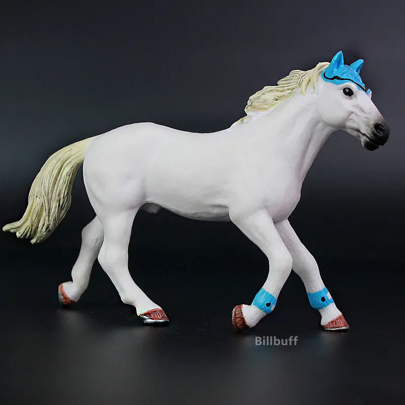 Horse Race Playset – Horseman & Farm Animal Figurines