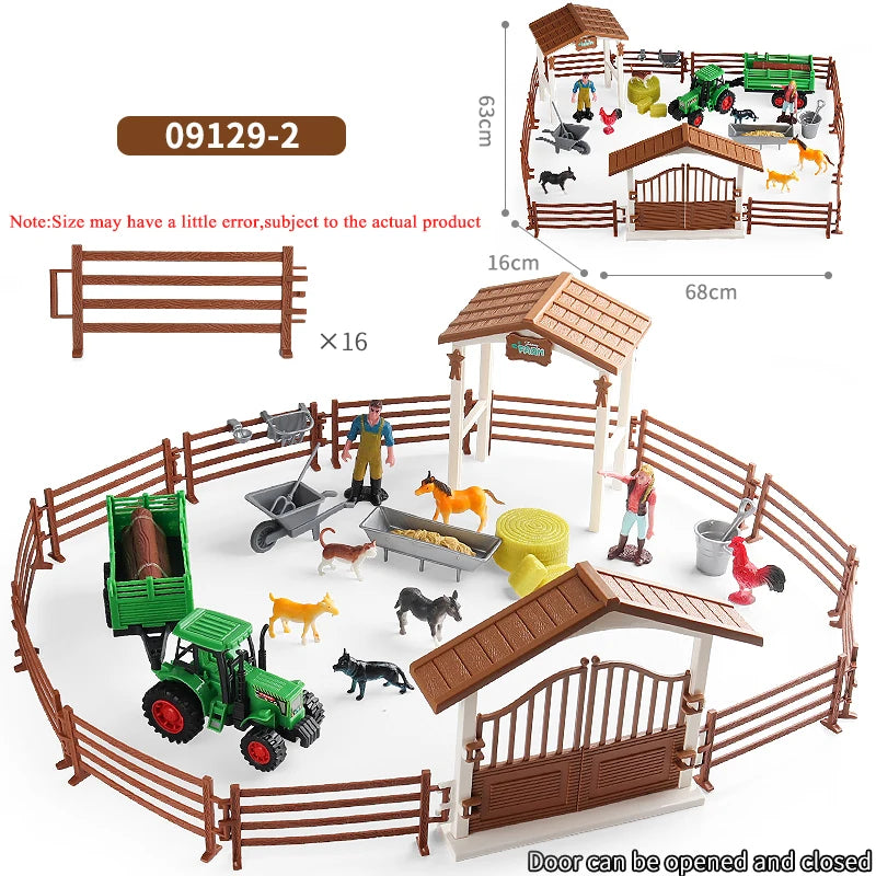 Oenux Farm Playset – Stable, Rider