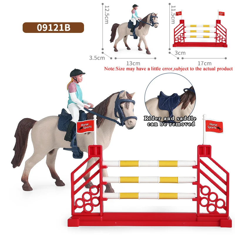 Oenux Farm Playset – Stable, Rider