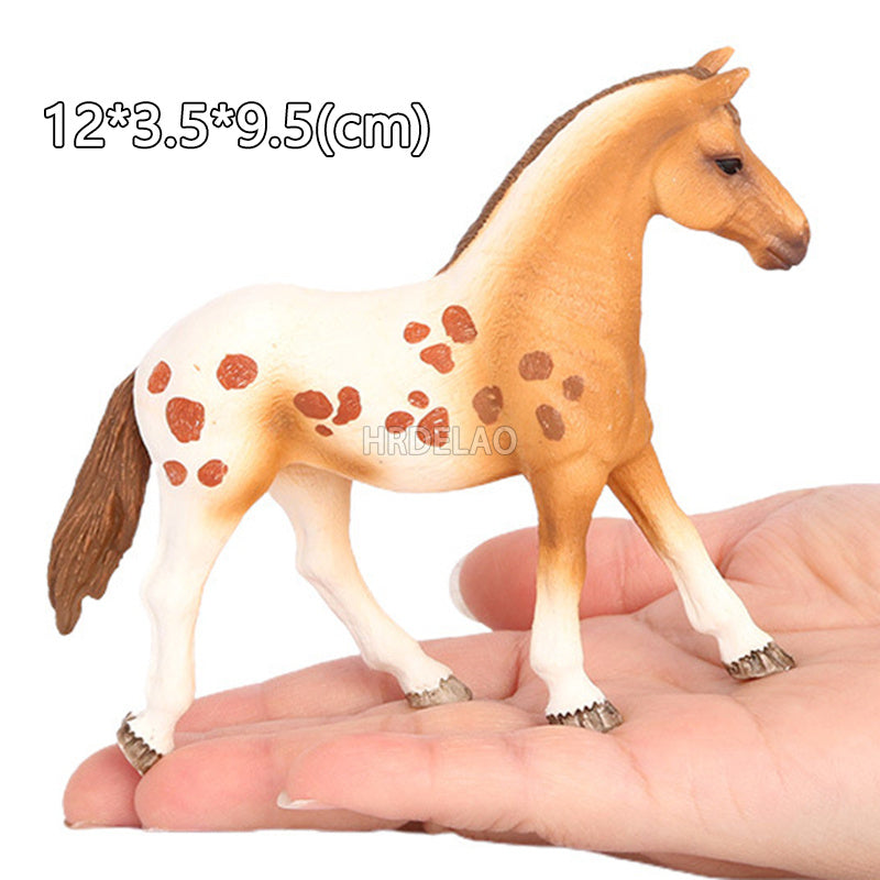 Farm Horse Model Figures – Appaloosa, Hanover, Clydesdale, Quarter & Arabian