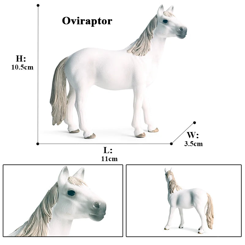 Forest Wild Steed – Realistic Horse Model Figures | Haflinger & Ferghana