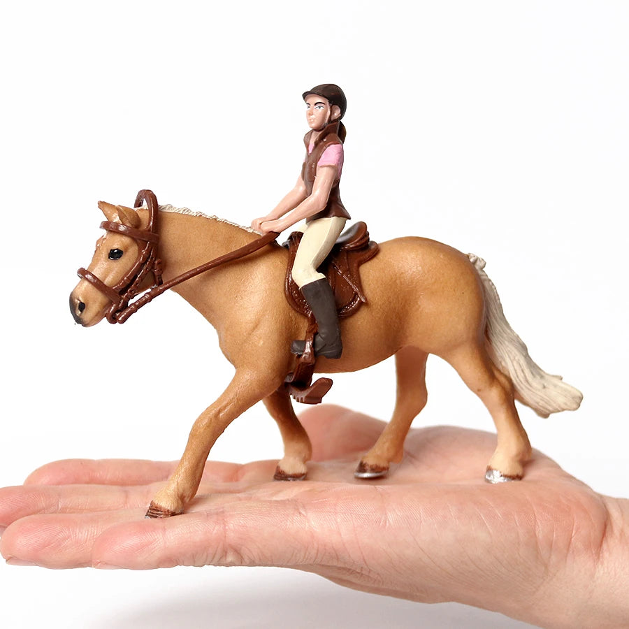 Farm & Riding Playset – Horses, Foals & Riders Figurines | Ideal Gift