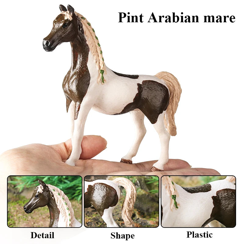 Forest Wild Steed – Realistic Horse Model Figures | Haflinger & Ferghana