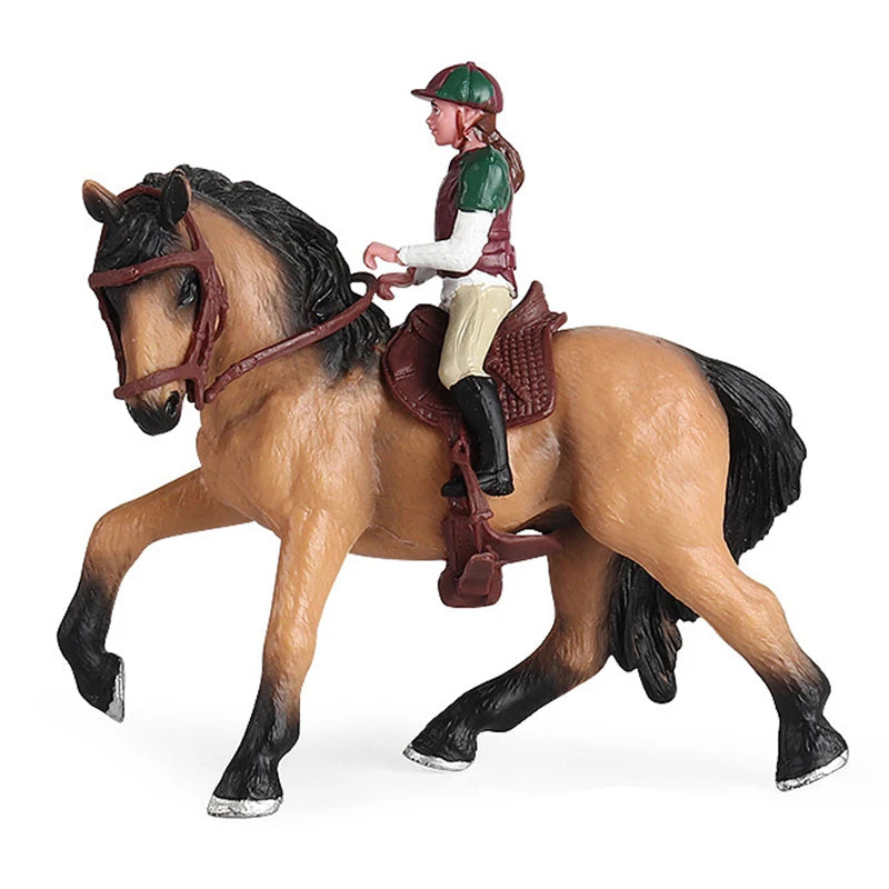 Farm Horse Model Figures – Appaloosa, Hanover, Clydesdale, Quarter & Arabian