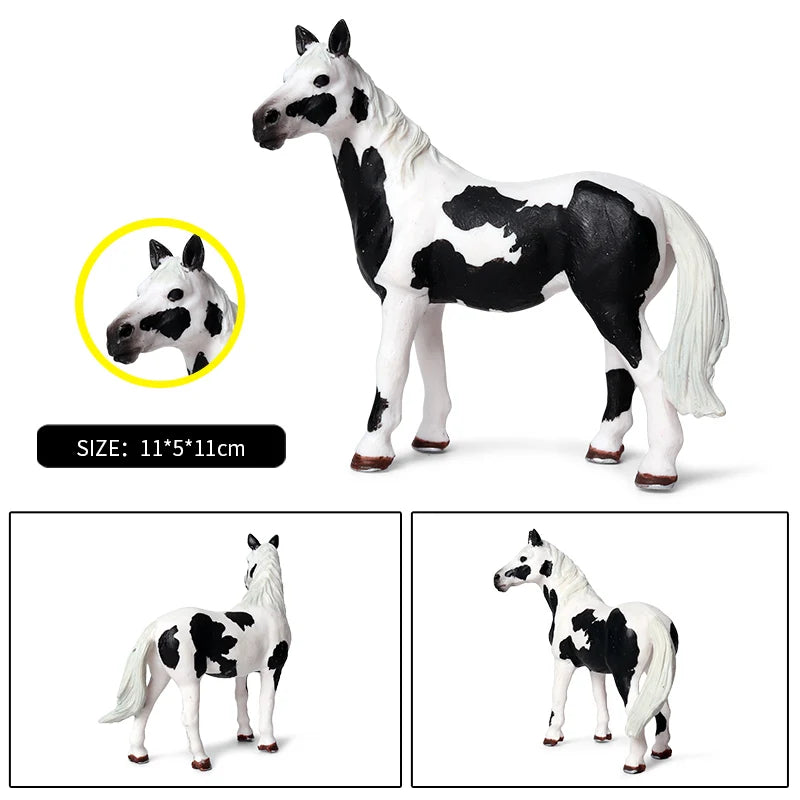 Forest Wild Steed – Realistic Horse Model Figures | Haflinger & Ferghana