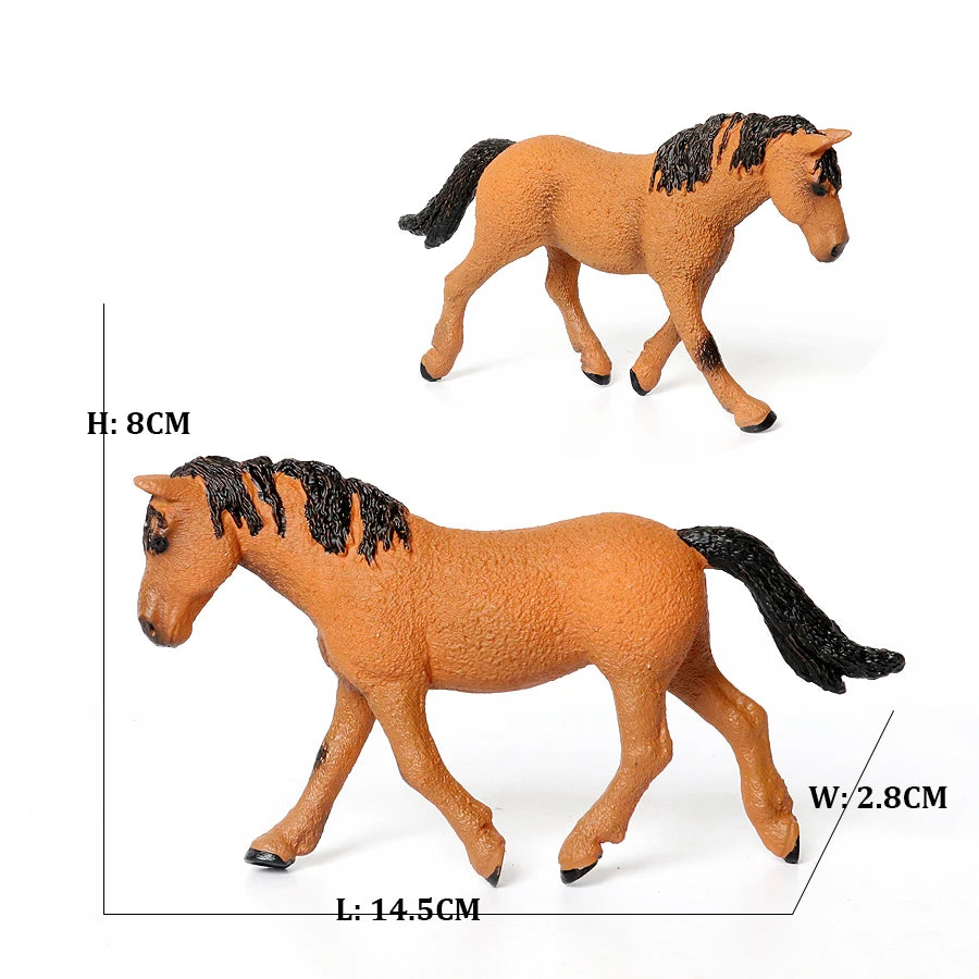 Horse & Farm Animal Figures – Playset